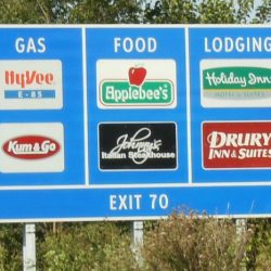 Gas food and lodging are in rural areas