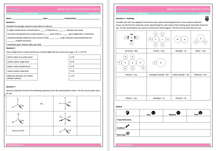 Unit 6 worksheet 4 molecular compounds