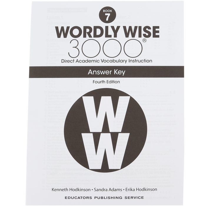 Wordly wise book 4 lesson 10