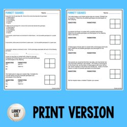 Punnett squares x-linked answer key