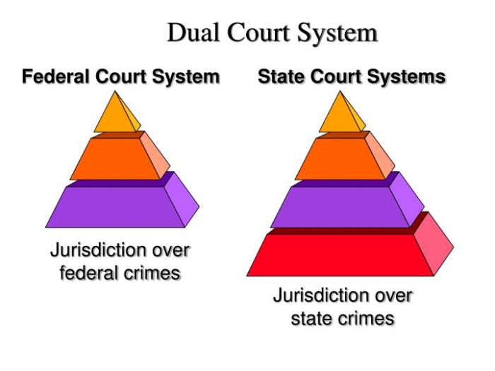 Double take dual court system answers