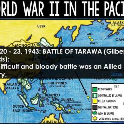 Map asia war pacific ww2 wwii ii lesson geography ww allies yellow japanese green before soviet union