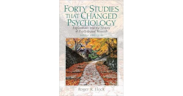 Forty studies that changed psychology 8th edition pdf free