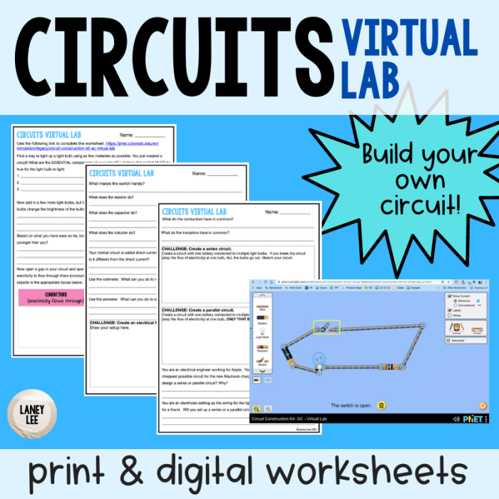 Circuit builder webquest and virtual lab activity answer key