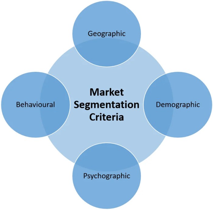 Segmentation types choosing infiniti