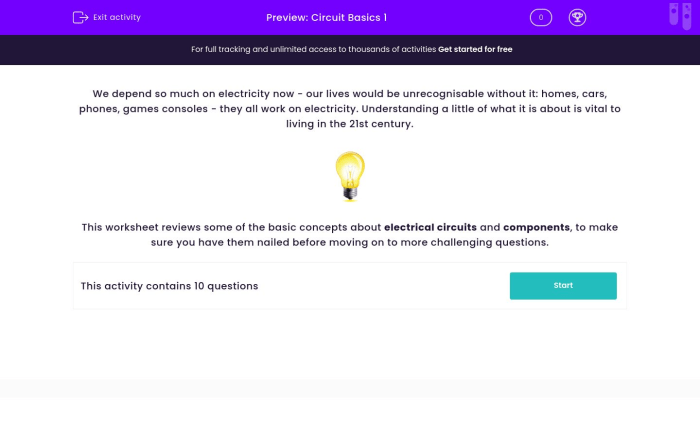 Circuit builder webquest and virtual lab activity answer key